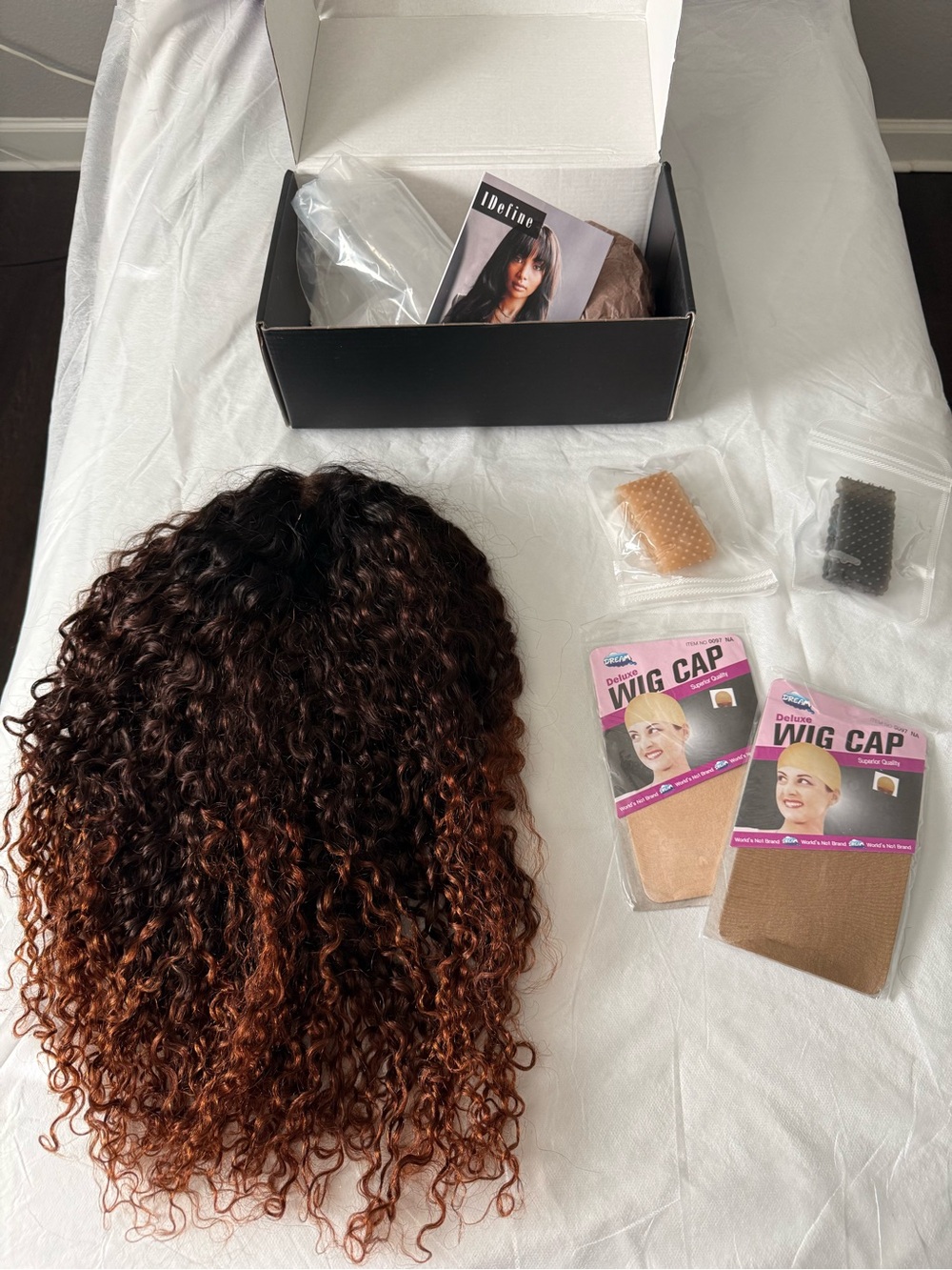 I define 100% virgin hair wig